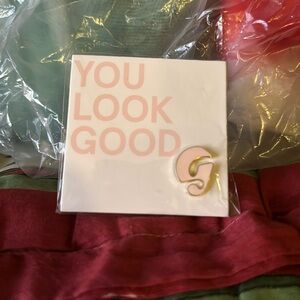 Glossier G enamel pin RARE not sold anymore